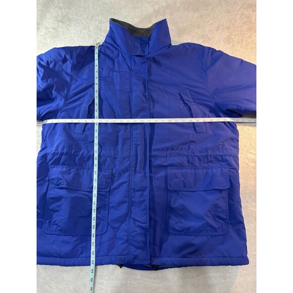 Lands End Jacket Womens 2X Blue Squall Waterproof Windproof Hooded Warm Parka - Picture 3 of 8